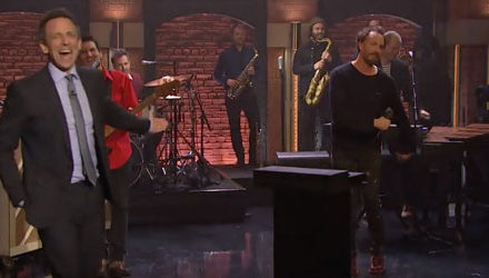 Guster is Overexcited to play on Seth Meyers
