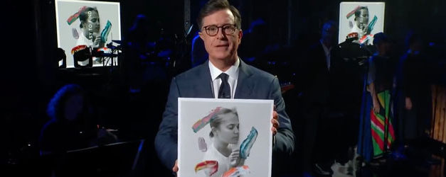 Colbert gets the TV premiere of Rylan