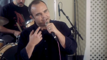 Future Islands loom large for Tiny Desk