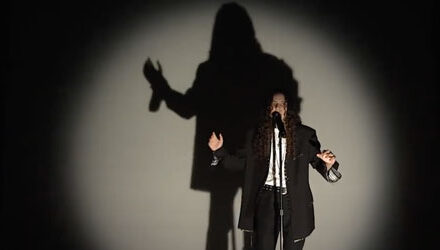 070 Shake stands in the shadows for Fallon
