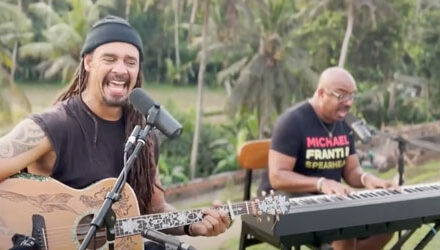 Go acoustic for Michael Franti’s Brighter Day