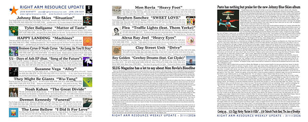 Click here to read the latest Right Arm Resource newsletter