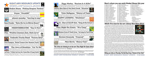 Click here to read the latest Right Arm Resource newsletter