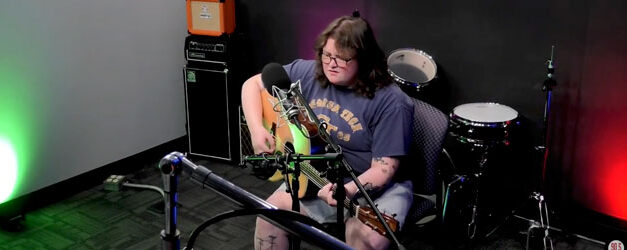 Aubory Bugg sings for WCBE