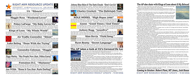 Click here to read the latest Right Arm Resource newsletter